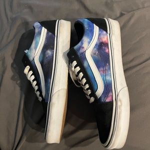 Vans old school shoe Galaxy design